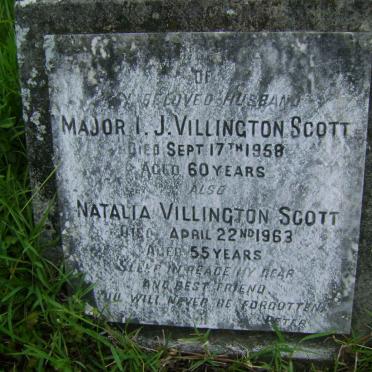 VILLINGTON-SCOTT I.J. -1958 &amp; Natalia -1963