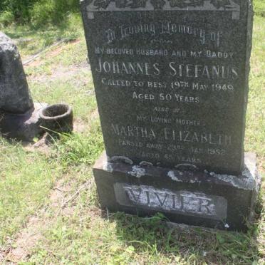 VIVIER Johannes Stefanus -1949 &amp; Martha Elizabeth -1952