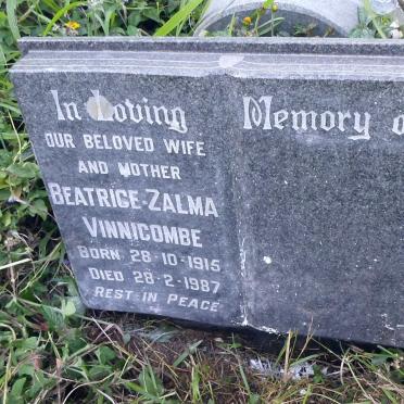 VINNICOMBE Beatrice Zalma 1915-1987