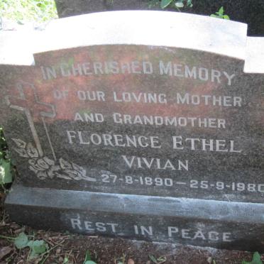 VIVIAN Florence Ethel 1890-1980