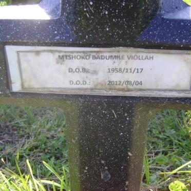 VIOLLAH Mtshoko Badumile 1958-2012