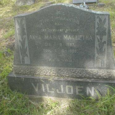 VILJOEN Anna Maria Margrietha 1887-1959
