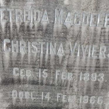 VIVIERS Getreida Magdalena Christina 1893-1966