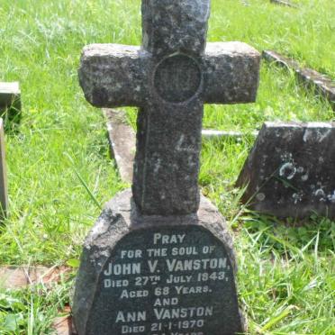 VANSTON John V. -1943 &amp; Ann -1970