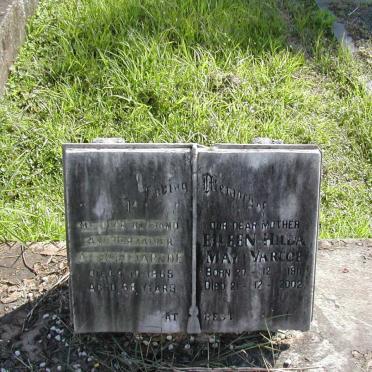 VARCOE Alfred -1965 &amp; Eileen Hilda May 1911-2002