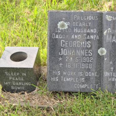 VLOTMAN Georgius Johannes 1902-1968 &amp; Maria Aletta Bouwer 1906-1992