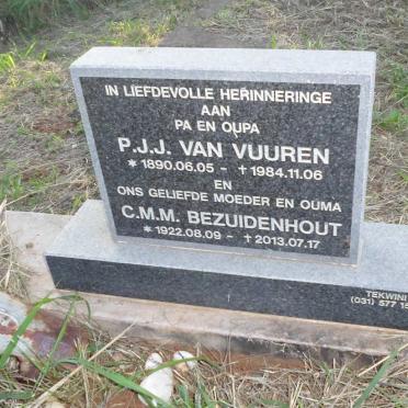 VUUREN P.J.J., van 1890-1984 :: BEZUIDENHOUT C.M.M. 1922-2013