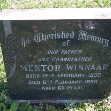 WINNAAR Mentor 1899-1966