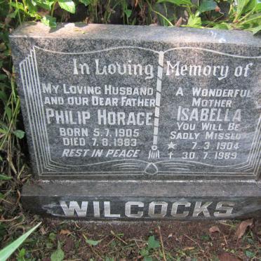 WILCOCKS Philip Horace 1905-1983 &amp; Isabella 1904-1989