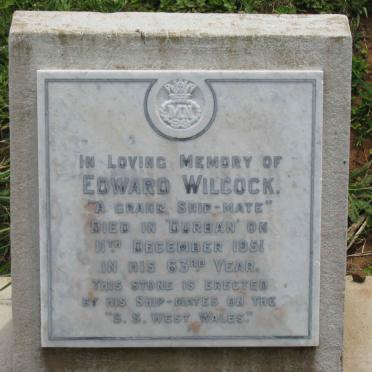 WILCOCK Edward -1951
