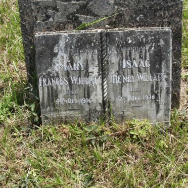 WILLATT Isaac Henry -1938 &amp; Mary Frances -1916
