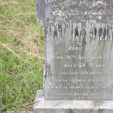 WIGGILL William Anmer -1960 &amp; Fanny Jane HART -1929