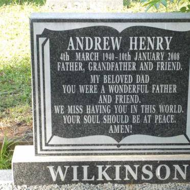WILKINSON Andrew Henry 1940-2008