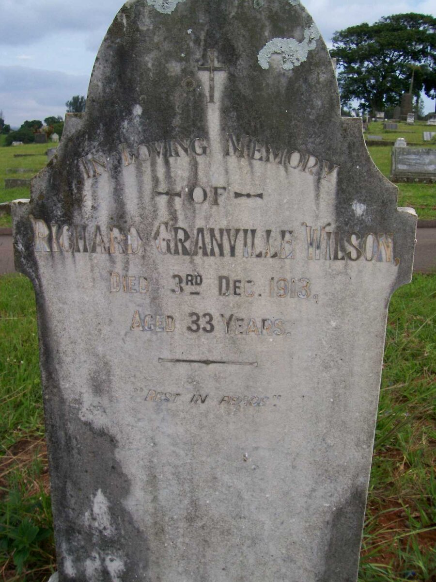 WILSON Richard Granville -1913