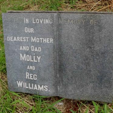 WILLIAMS Reginald Hier -1944 &amp; Martha Janet -1967