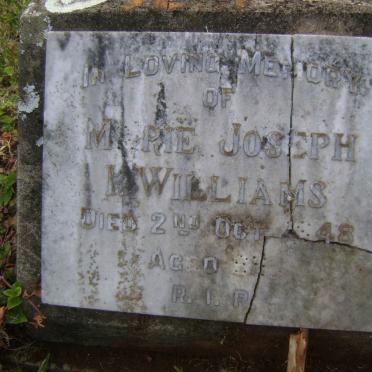 WILLIAMS Marie Joseph I. -1948