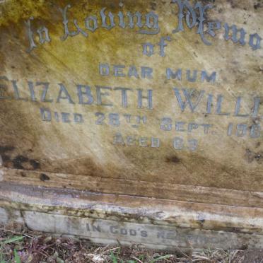 WILLIAMS Elizabeth -1962