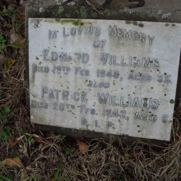 WILLIAMS Edward -1948 :: WILLIAMS Patrick -1942