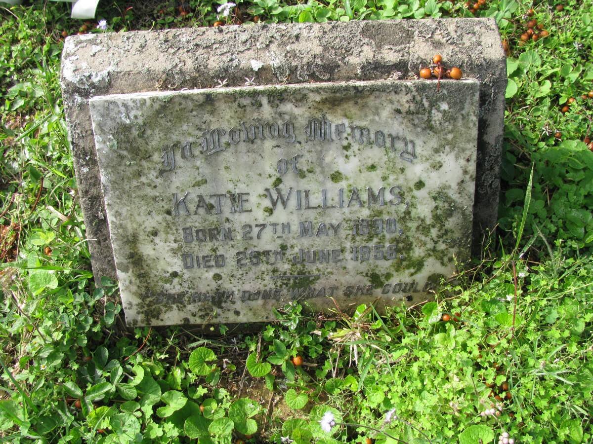 WILLIAMS Katie 1890-1956