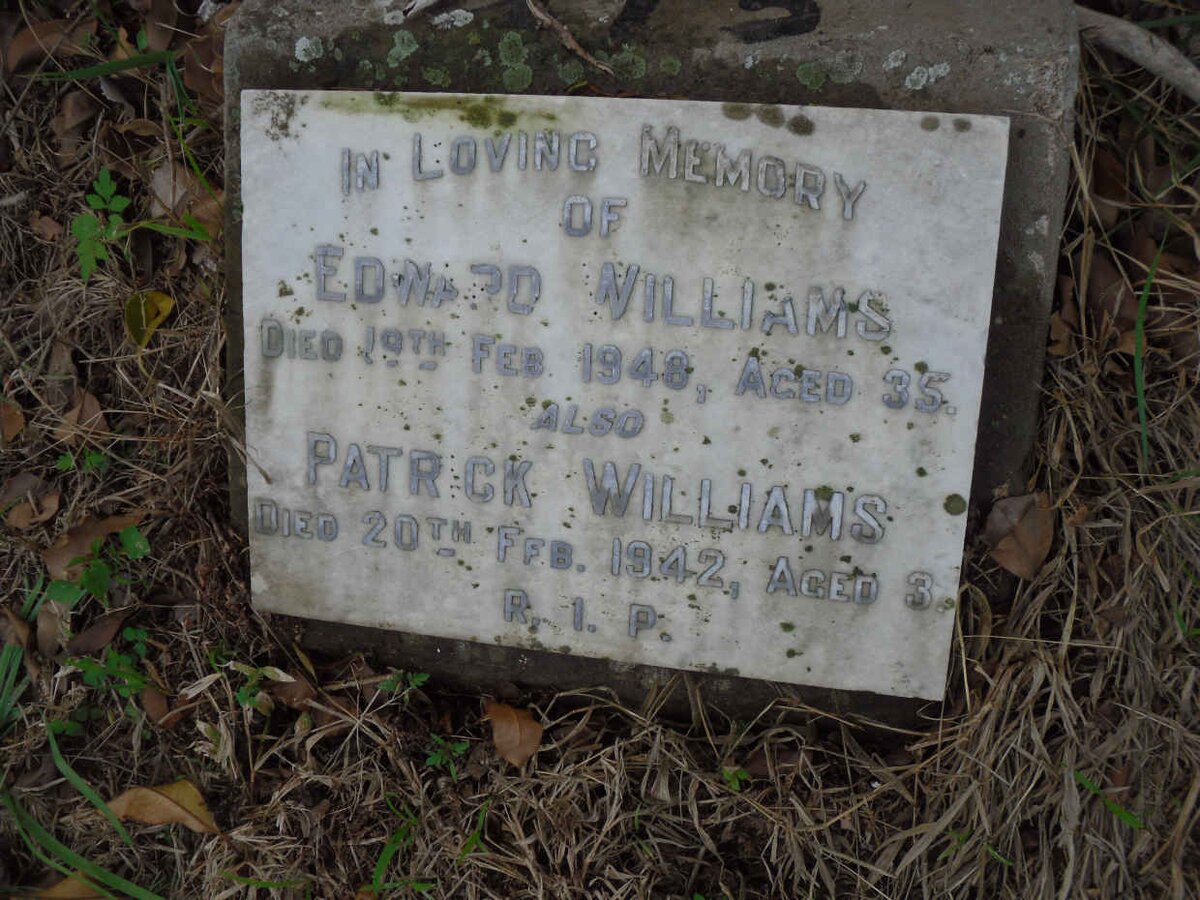 WILLIAMS Edward -1948 :: WILLIAMS Patrick -1942