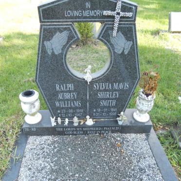 WILLIAMS Aubrey Ralph 1919-1967 :: SMITH Sylvia Mavis Shirley 1941-1998