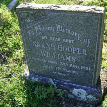 WILLIAMS Sarah Hooper -1951