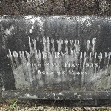 WILLIAMS John Henry -1935