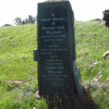 WILLIAMS William John -1936 &amp; Laura Ann