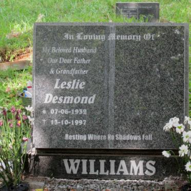 WILLIAMS Leslie Desmond 1932-1997