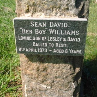 WILLIAMS Sean David -1973