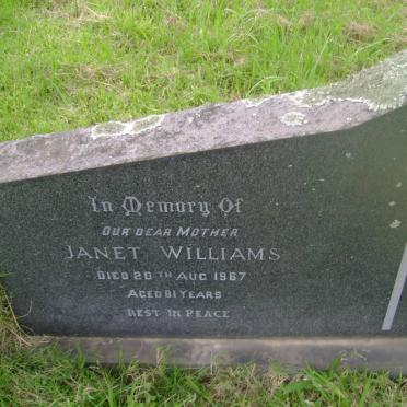 WILLIAMS Janet -1967