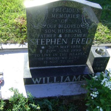 WILLIAMS Stephen Fred 1958-1999