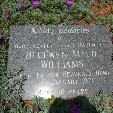 WILLIAMS Heulwen Maud -1971