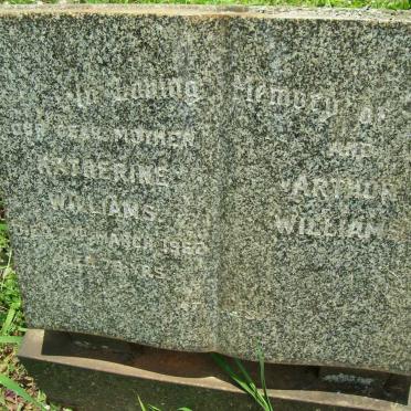 WILLIAMS Katherine -1962 :: WILLIAMS Arthur -1919