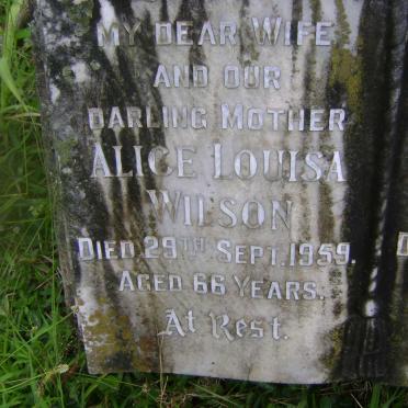 WILSON Alice Louisa -1959