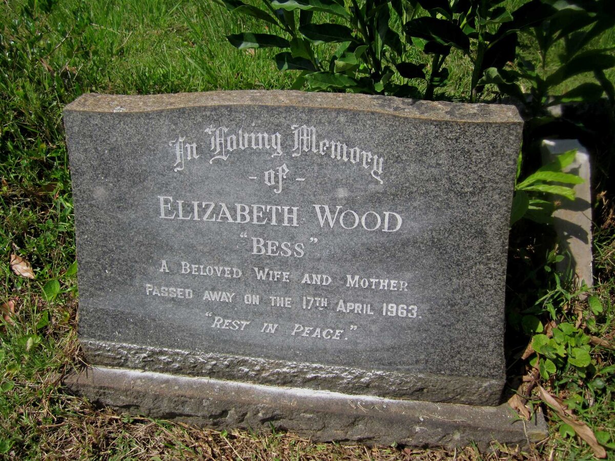 WOOD Elizabeth  -1963