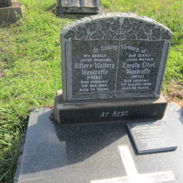 WOODROFFE Alfiere Walters -1964 &amp; Ernesta Ethel -1980 :: WOODROFFE Margery Arminal Ivy nee LICENCE 1927-2012