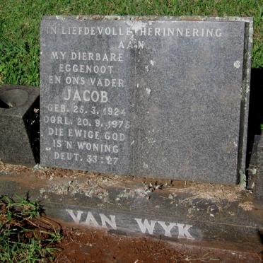 WYK Jacob, van 1924-1975
