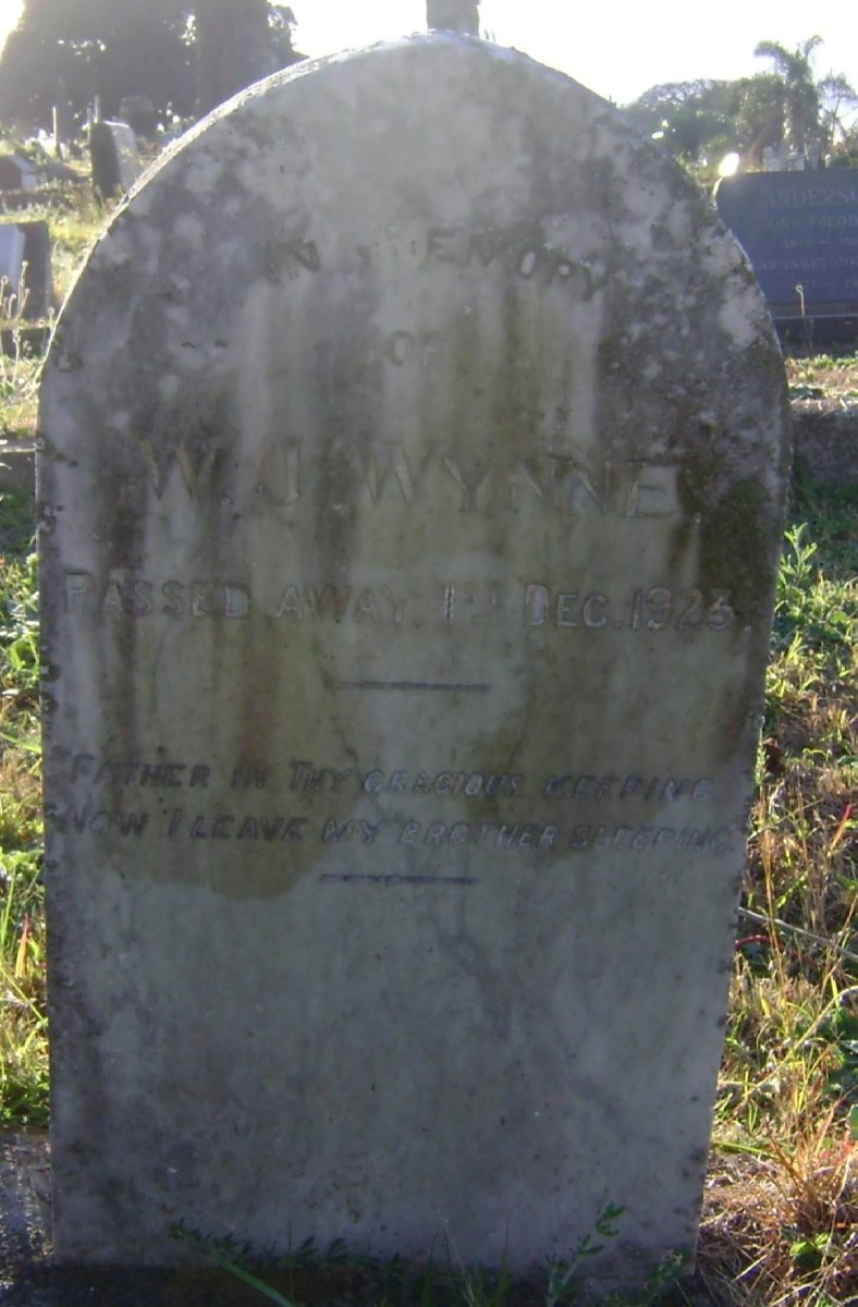 WYNNE W.J. -1923