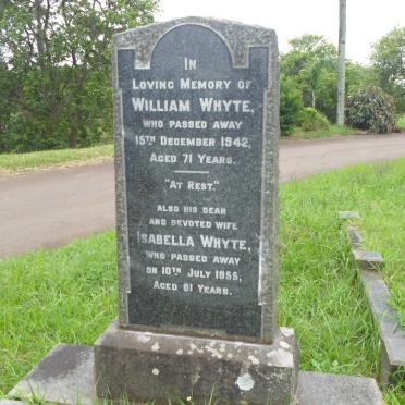 WHYTE William -1942 &amp; Isabella -1955