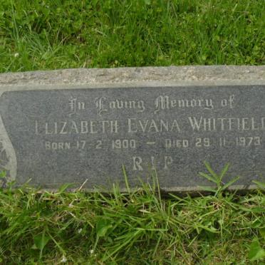 WHITFIELD Elizabeth Evana 1900-1973