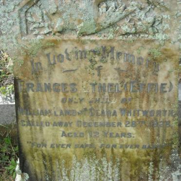 WHITWORTH Frances Ethel -1928