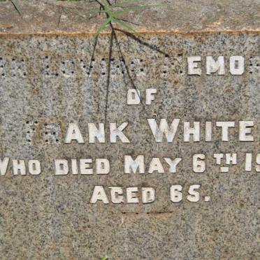 WHITE Frank -1928