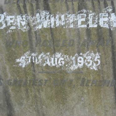 WHITELEY Ben -1935