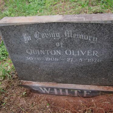 WHITE Quinton Oliver 1908-1976