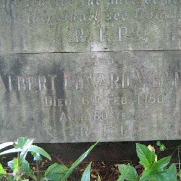 WHAMOND Albert Edward -1950 &amp; Bridget Mary -1937