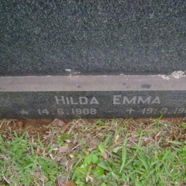 WHITE Hilda Emma 1908-1967 