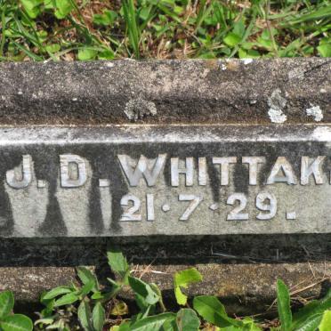WHITTAKER J.D. -1929