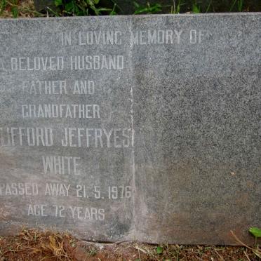 WHITE Clifford Jeffryes -1976