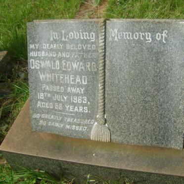 WHITEHEAD Oswald Edward -1963